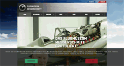 Desktop Screenshot of flugmuseum-messerschmitt.de